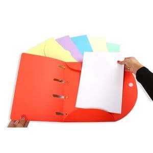 Picture 2 of Smartfolder geperforeerde opbergmappen A4 assorti 6 stuks
