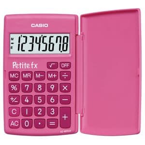 Picture 1 of Rekenmachine Casio basisschool roze