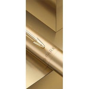 Picture 3 of Balpen Parker Jotter XL Monochrome gold medium blister à 1 stuk