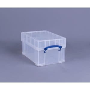 Picture 1 of Opbergbox Really Useful 9 liter XL 395x255x205mm transparant wit