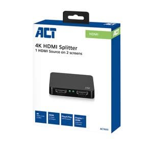 Picture 2 of Splitter ACT 4K HDMI 1.4 2 poorts