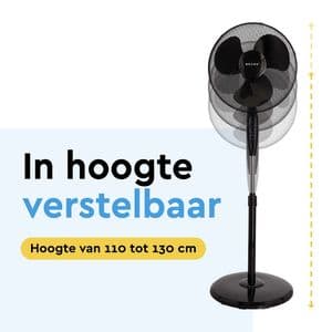 Picture 8 of Statiefventilator BRASQ met remote Ø 40cm zwart