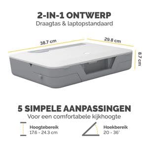 Picture 7 of Laptopstandaard Draagtas Fellowes Breyta wit