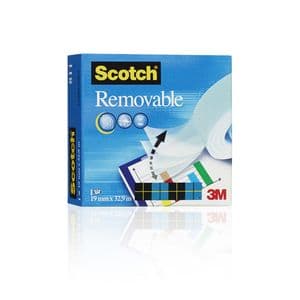 Picture 1 of Plakband Scotch Magic 811 19mmx33m onzichtbaar verwijderbaar mat