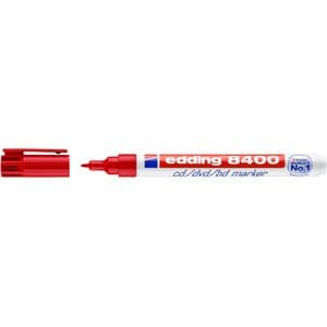 Picture 1 of Cd marker edding 8400 rond 0.5-1.0mm rood