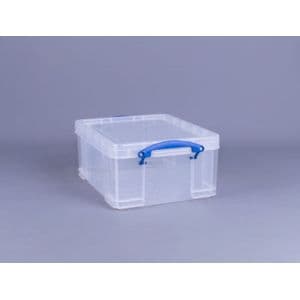 Picture 1 of Opbergbox Really Useful 21 liter 450x350x200mm transparant wit