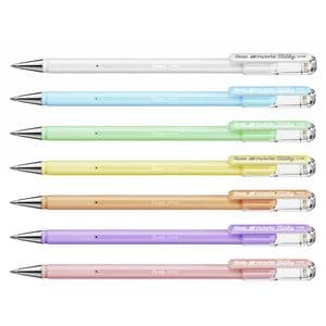 Picture 2 of Gelschrijver Pentel K108-P fijn pastel wit
