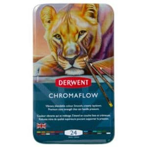 Picture 1 of Kleurpotloden Derwent Chromaflow set à 24 kleuren
