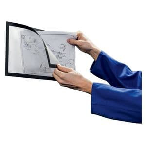 Picture 1 of Duraframe Durable 498501 magnetisch Plus A4 zwart 2 stuks