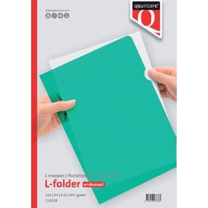 Picture 3 of Insteekmap L-model Quantore A4 PP 0.12mm groen 25 stuks