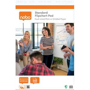 Picture 7 of Flipoverpapier Nobo standaard 65x95cm dubbelzijdig plano 50vel