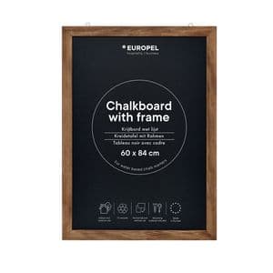 Picture 5 of Krijtbord Europel met lijst 60x84cm natural
