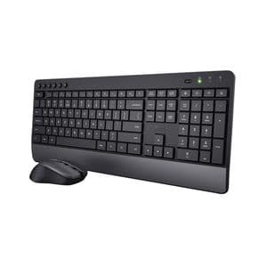 Picture 1 of Toetsenbord Trezo Eco Comfort + muis QWERTY zwart