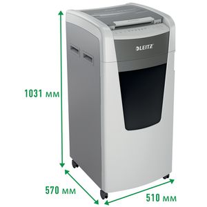 Picture 2 of Papiervernietiger Leitz IQ Auto+ Office Pro 600 P5 snippers 2x15mm