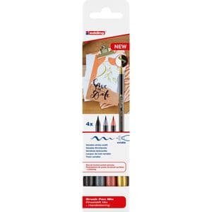 Picture 1 of Brushpen edding 1340 letteringset assorti set à 4 stuks