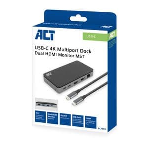 Picture 7 of Dockingstation ACT USB-C 4K MST voor 2 HDMI monitoren