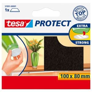 Picture 1 of Beschermvilt tesa® Protect anti-kras 80x100mm bruin