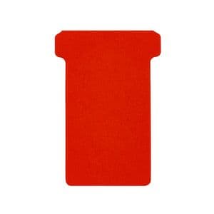 Picture 1 of T-kaart Djois formaat 2 48mm rood 100 stuks