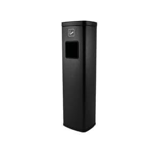 Picture 1 of Afvalbak met asbak BRASQ 20 liter AT400 zwart