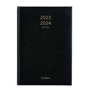 Picture 1 of Agenda 2026-2027 Brepols Bretime Lima 16maanden 7dagen/2pagina's zwart