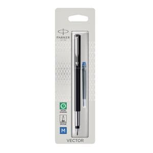 Picture 1 of Vulpen Parker Vector black medium blister à 1 stuk