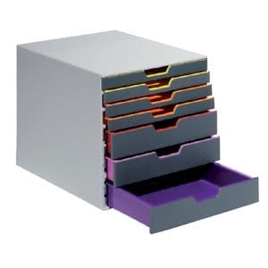 Picture 1 of Ladenbox Durable Varicolor 7 laden grijs