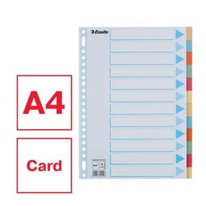 Picture 5 of Tabbladen Esselte Premium A4 12-delig karton 23-rings assorti