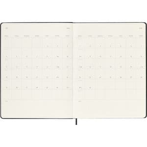 Picture 4 of Agenda 2025/2026 Moleskine 18M Planner Weekly 7dagen/1pagina XL hc black