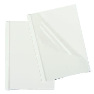 Picture 3 of Thermische omslag GBC A4 10mm transparant/wit 100 stuks