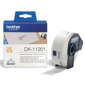 Picture 1 of Etiket Brother DK-11201 adressering 29x90mm 1 rol á 400 stuks wit