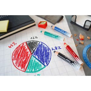 Picture 4 of Whiteboardpotlood STABILO MARKdry 648/4 |+ slijper-microvezel ass 4st