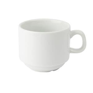 Picture 1 of Theekop Olympia Whiteware 200 ml doos 12 stuks wit