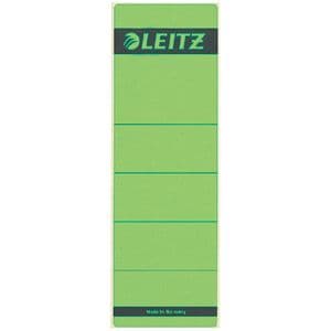 Picture 1 of Rugetiket Leitz breed/kort 62x192mm zelfklevend groen 10 stuks