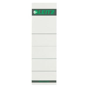 Picture 1 of Rug-insteekkaart Leitz breed 57x191mm karton grijs 10 stuks