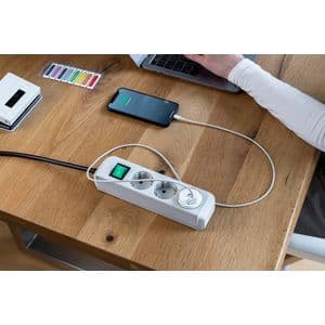 Picture 4 of Stopcontactadapter Brennenstuhl USB A 2.4A wit