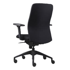 Picture 2 of Bureaustoel Euroseats Vigo zwart