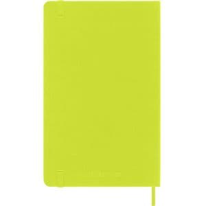 Picture 3 of Notitieboek Moleskine large 130x210mm blanco hard cover lemon green