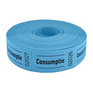 Picture 3 of Consumptiebon Combicraft 57x30mm 2-zijdig 2x1000 stuks blauw