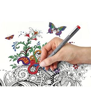 Picture 3 of Fineliner Staedtler Pigment 308 zwart 0.3mm