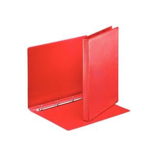 Picture 1 of Presentatieringband Esselte Essentials panorama A4 4-rings D-mechaniek 16mm rood