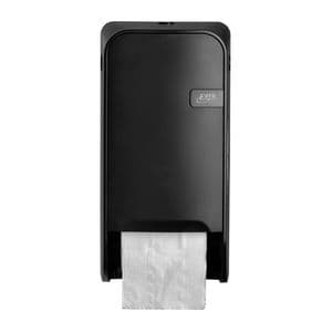 Picture 1 of Toiletpapierdispenser Quartzline Q1 systeemrol duo zwart 441051