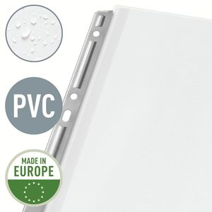 Picture 3 of Harmonica showtas Leitz Premium 0.17mm metalen perforatiestrip copy safe A4 glashelder 3 stuks