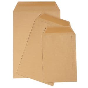 Picture 3 of Envelop Quantore akte EB4 262x371mm bruinkraft 250 stuks