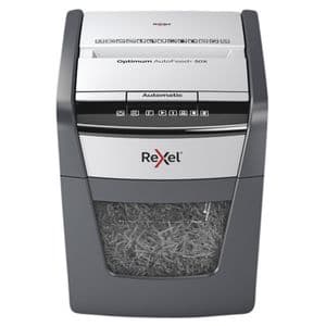 Picture 1 of Papiervernietiger Rexel Optimum Auto+ 50X P4 snippers 4x28mm
