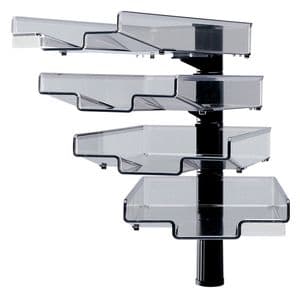 Picture 1 of Brievenbak Hansa met 360 graden zwenkarm 4stuks zwart