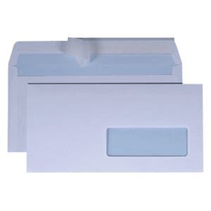 Picture 3 of Envelop Quantore 110x220mm venster 3x10cm rechts zelfklevend 500 stuks