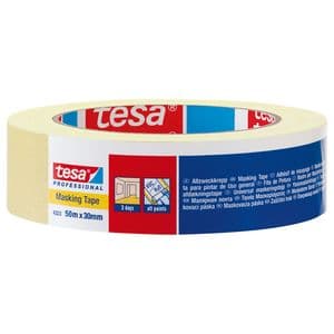 Picture 1 of Afplaktape tesa® Professional 4323 19mmx50m lichtcrème