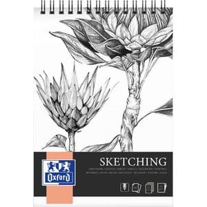 Picture 1 of Tekenblok Oxford Sketching A4 50 vel 120 gram spiraal