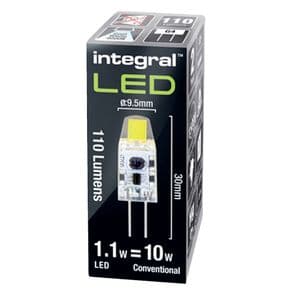 Picture 1 of Ledlamp Integral GU4 4000K koel wit 1W 110lumen