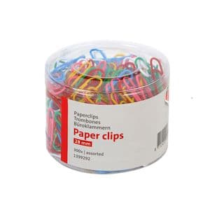 Picture 1 of Paperclip Quantore 28mm 300 stuks assorti